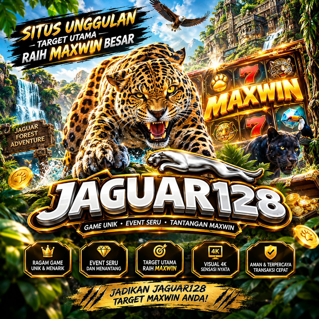 JAGUAR128 : Situs Unggulan Target Utama Raih Maxwin Besar